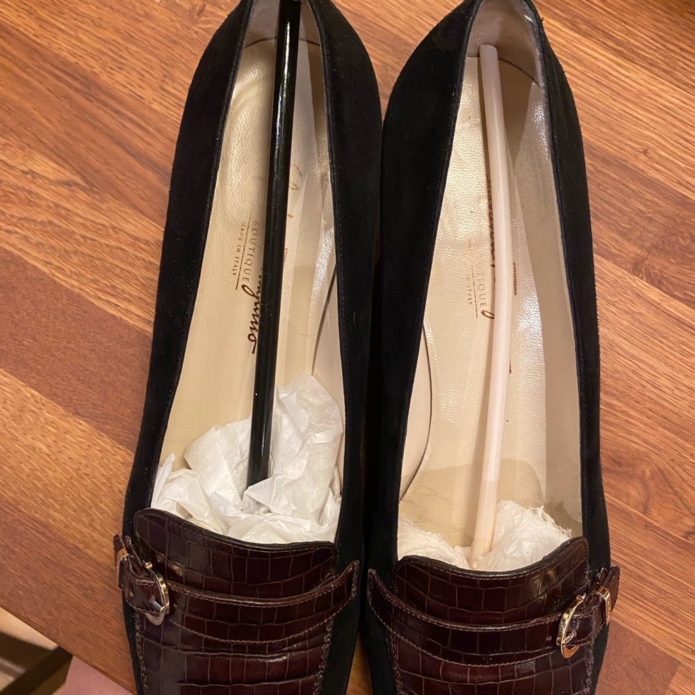 Salvatore Ferragamo Boutique heels.  Made in Italy.  Size 12B/ Style Madrid.